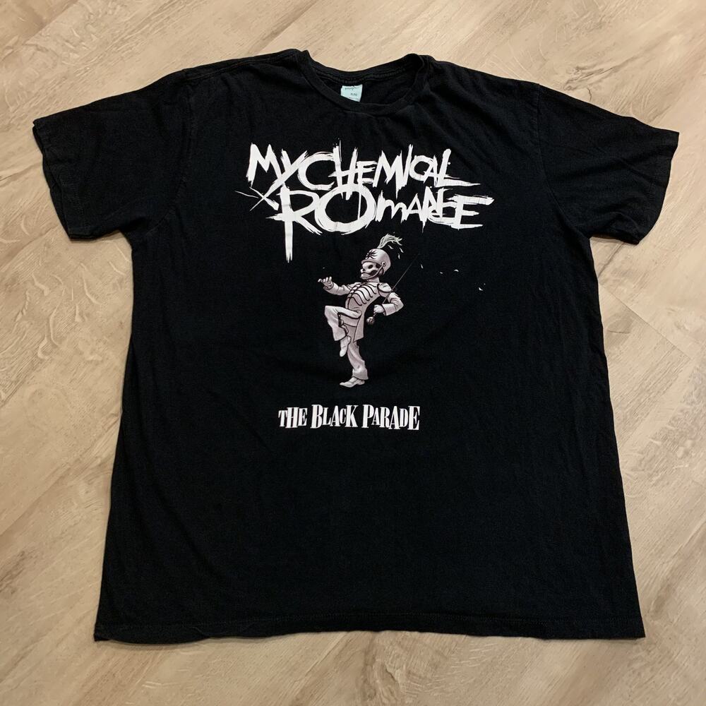 My Chemical Romance The Black Parade Band Tee T-Shirt Men's XL Black Album Punk